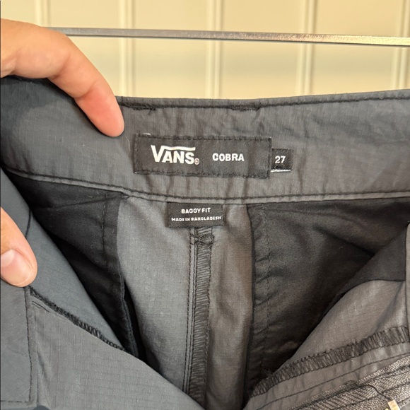 Vans Women's Dark Gray High Rise Cargo Pants - Picture 5 of 8